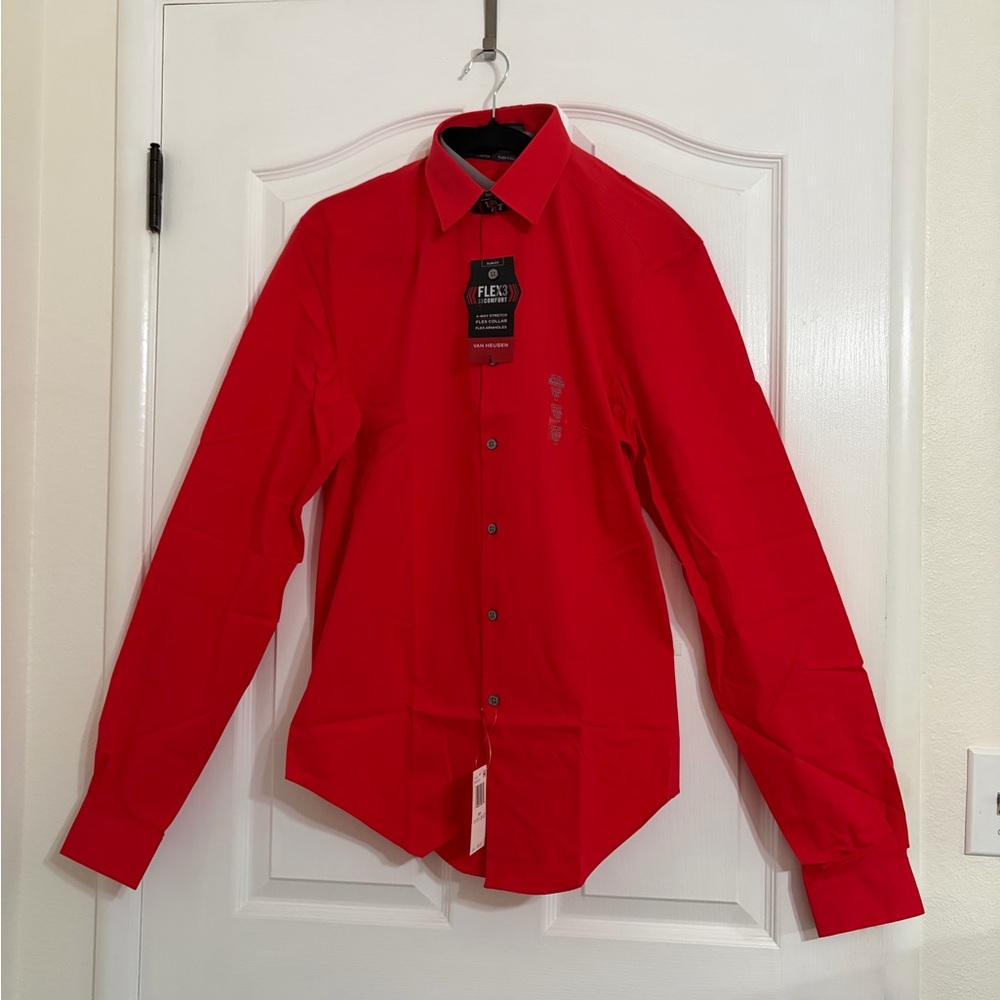 Van Heusen Red Shirt - New